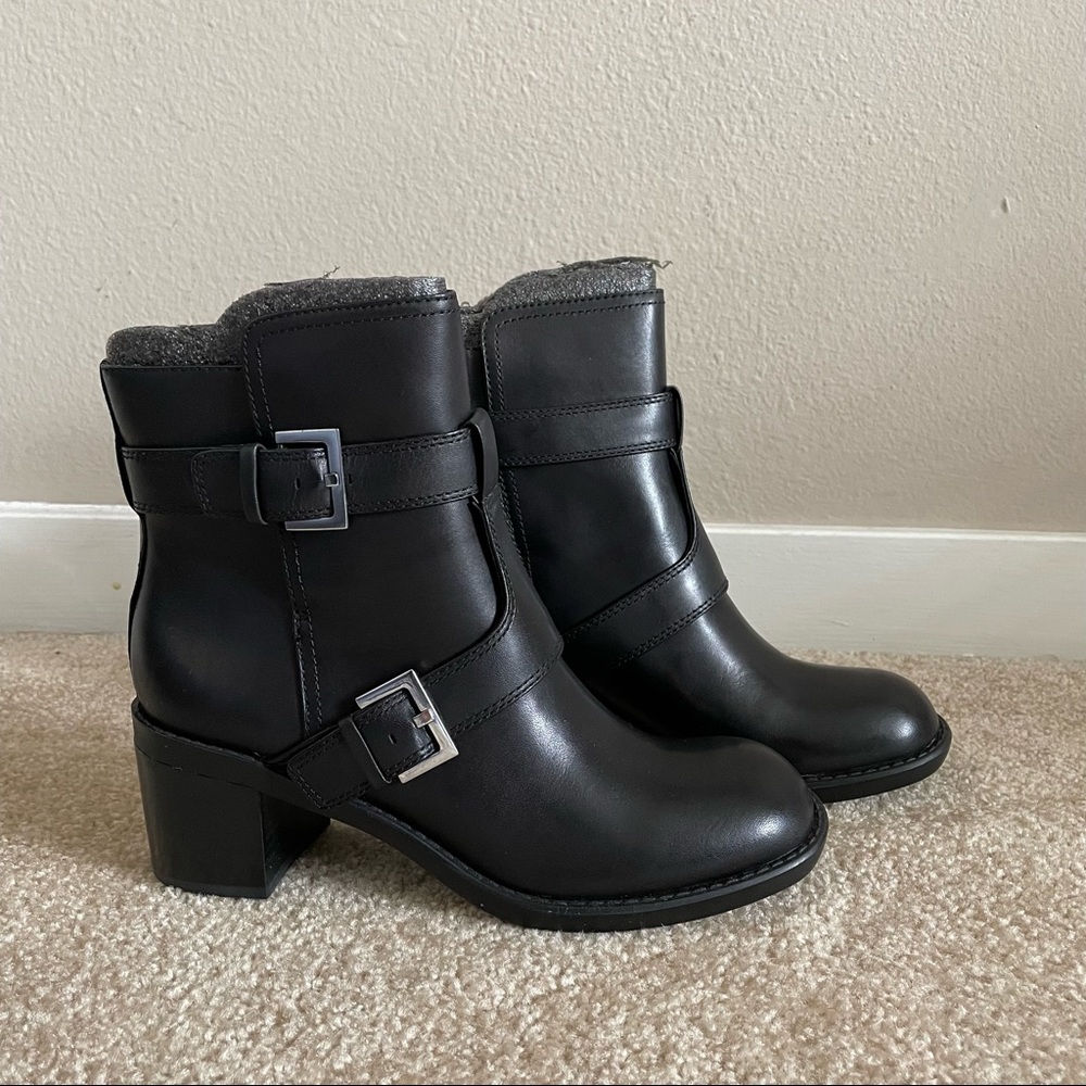 NWT Nine West Black Leather Boots